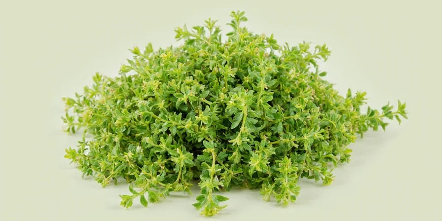 Marjoram used in a salad