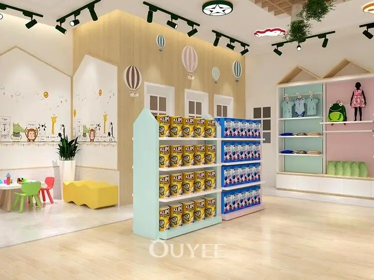 Kids Clothing Store Interior Design With Lighting Names Baby Shop ...