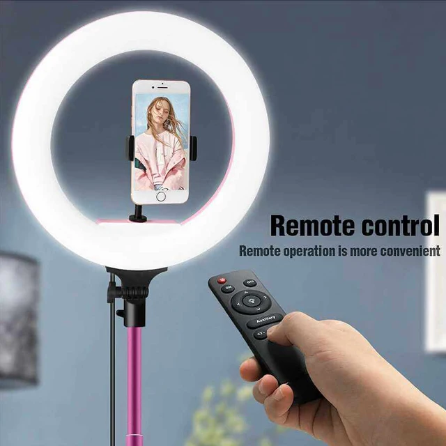 

Selfie Foldable Makeup 6Inch 10 Inch Led Ring Tik Tok Rings With Tripod led selfie ring light, 2700-6500k