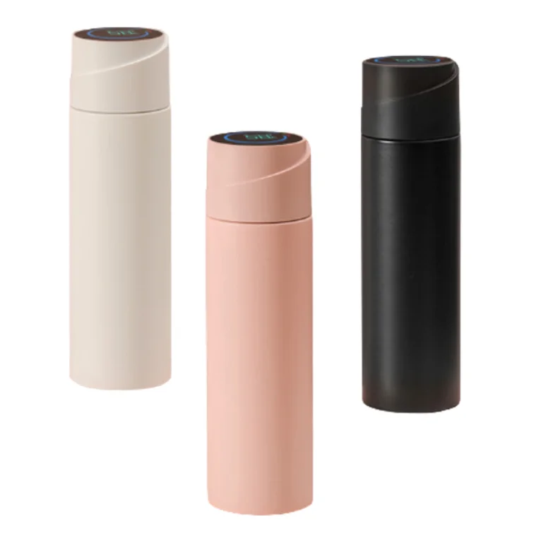 

2021 trend self cleaning Wholesale portable Smart Custom Reminder sterilizing UV Water Bottle Vacuum Flask Thermos Cup