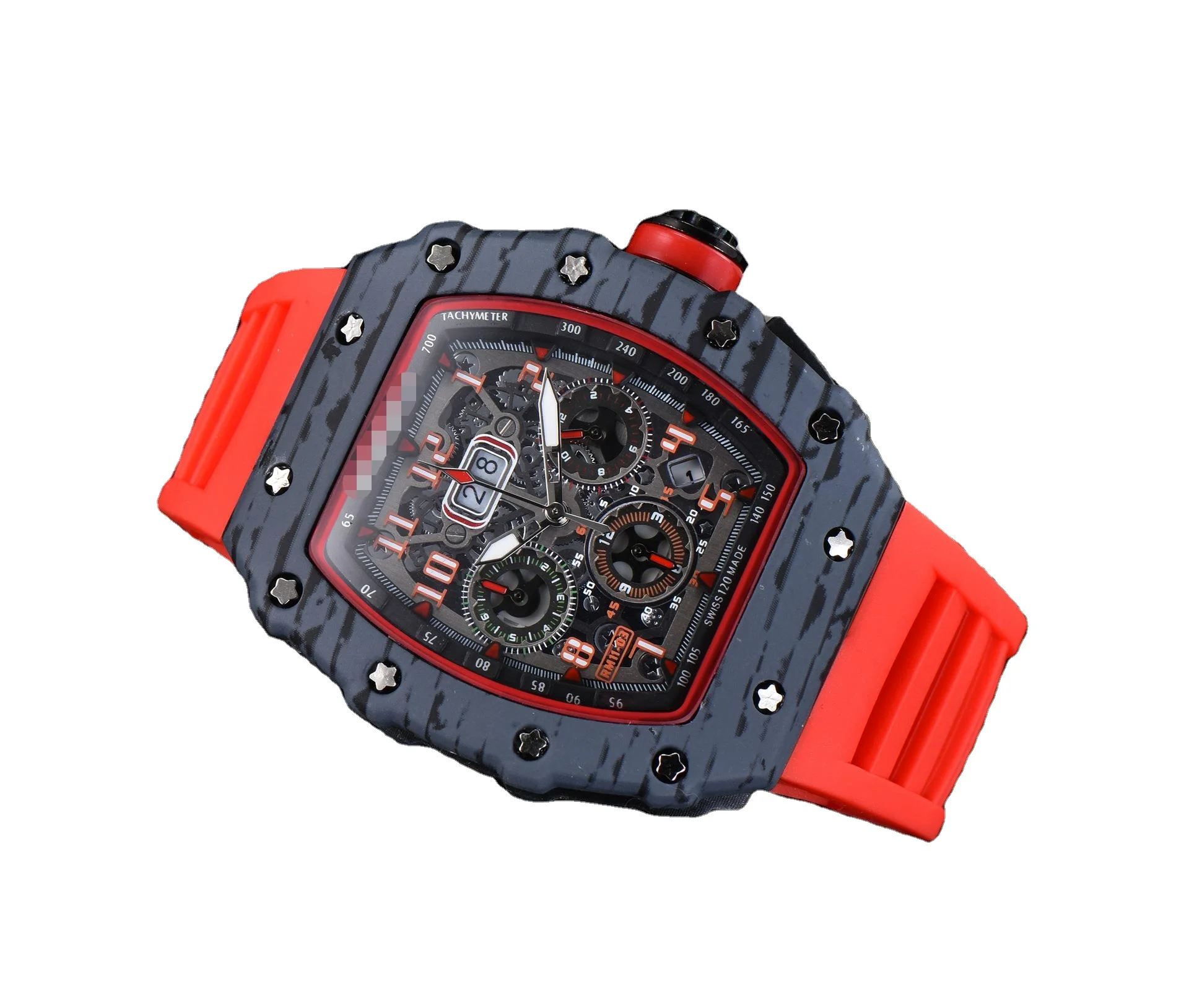 

RM3 hot sales European and American ghost watch six-hand quartz full-featured men's watch