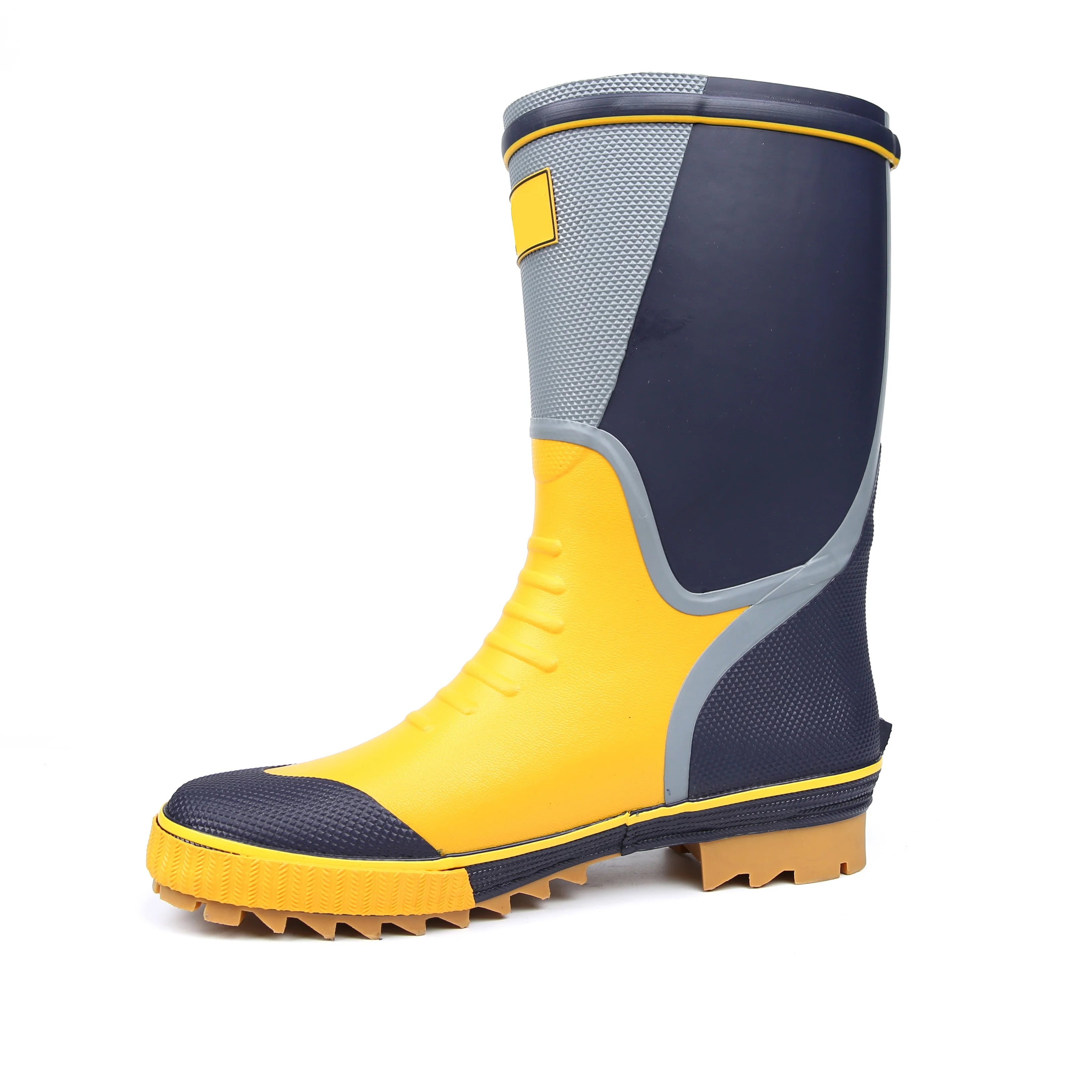 

Hot Sale Soft And Comfortable Fashionable Anti Puncture Men Cheap Half Rainboots Men Rubber Boots For Work, Customized