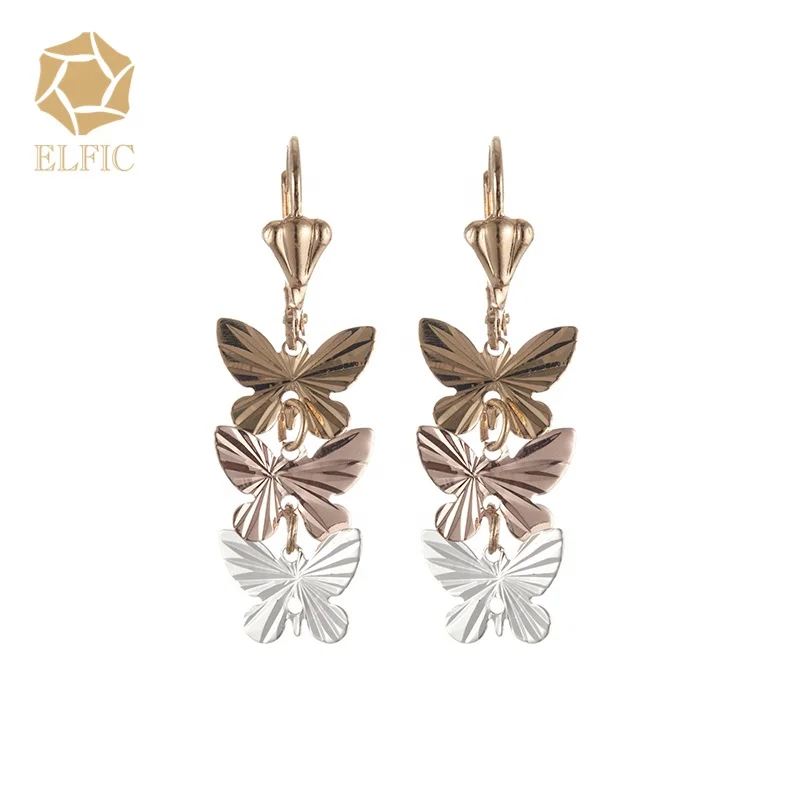 

Elfic Popular Jewelry Long Earrings A Lot Of Butterfly Earrings