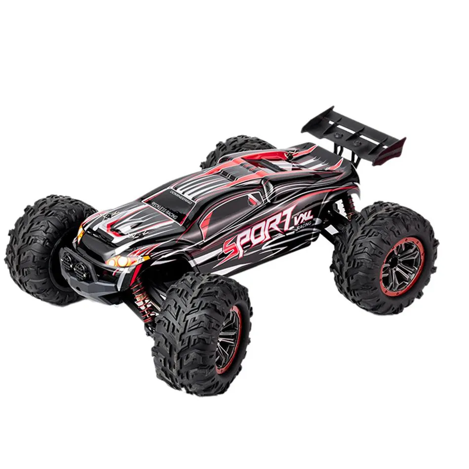 

Hot sell X-03 High Speed Car 2.4G 1/10 4WD Brushless 60KM/H Big-wheel Vehicle Models Truck Off-Road Vehicle Buggy RC Toy RTR, Red