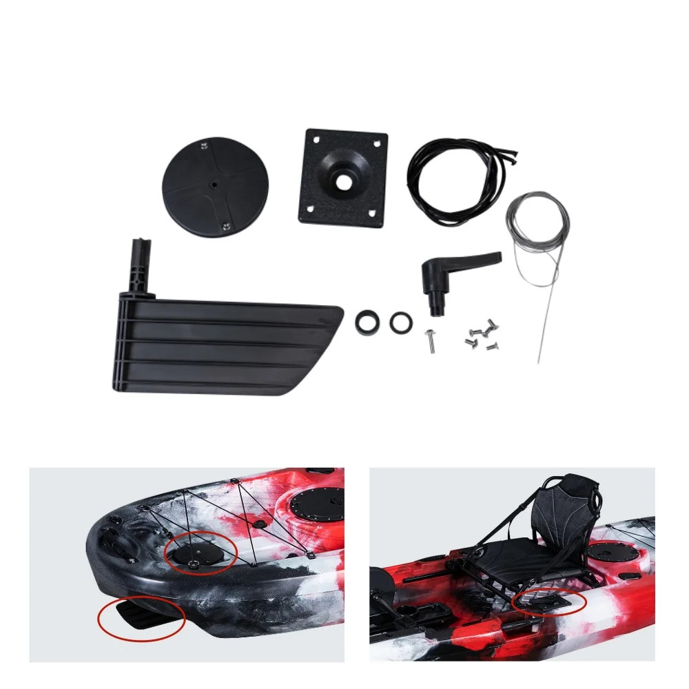 LSF  Factory Manufacturer Kayak Accessories Plastic Rudder System for Pedal Fishing Kayak