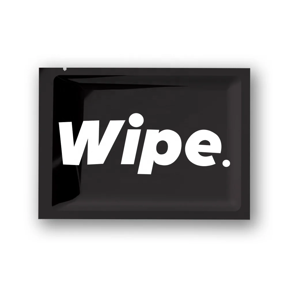 

single pack customized design 70 isopropyl alcohol wipes