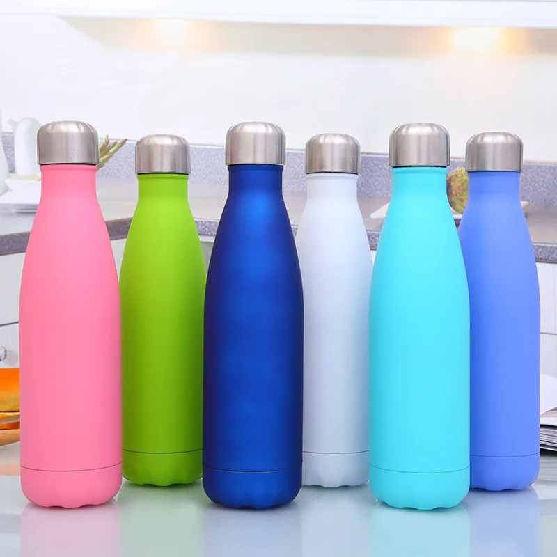 

Homefish 500ml Stainless Steel Cola Shape Fitness Water Bottle Matte Tumbler Cups In Bulk Gym Iron Flask Sports Water Bottle, Customized color