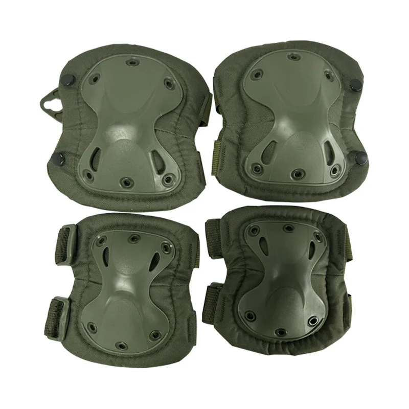 2026 Camouflage Nylon Cotton Compression Lightweight Tactical Knee Elbow Pads for Outdoor Sports Running Camping Training Hiking
