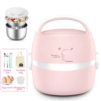 

Electric Heating Container Cooking Lunch Box Automatic Heat Preservation 304 Stainless Steel Student Office Worker Lunch Box