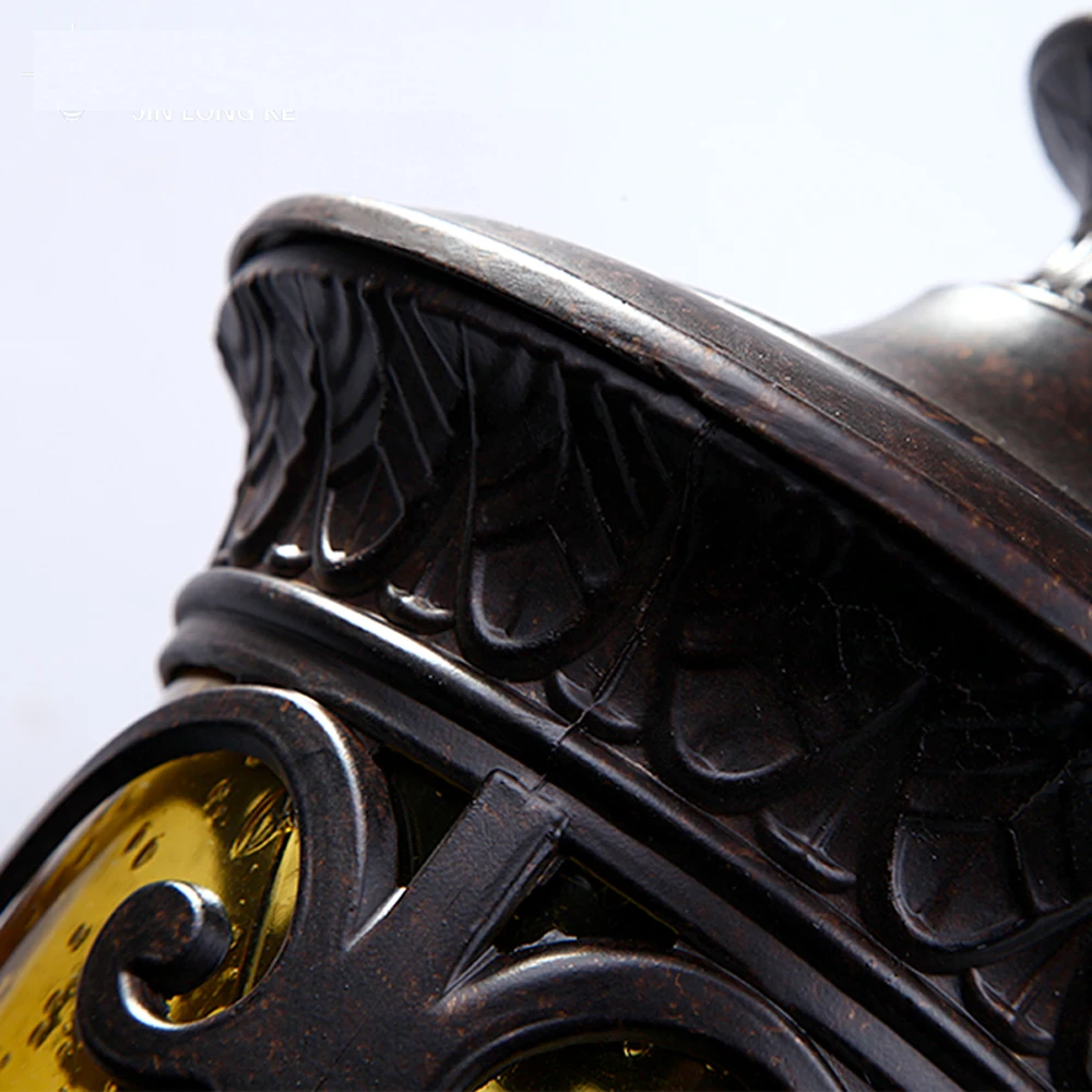 European style antique solar wall lights outdoor waterproof wall lantern villa garden exterior lamp wall mounted indoor lights