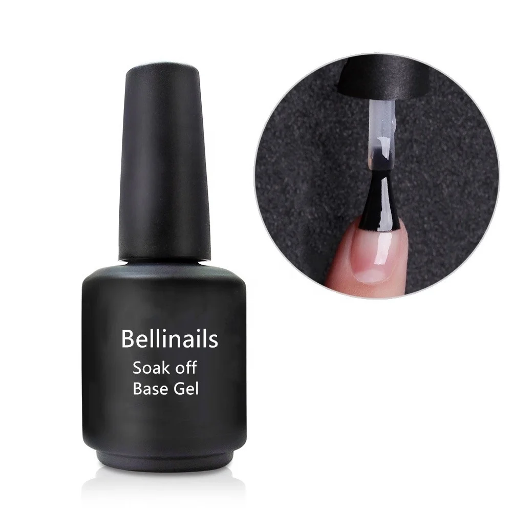 

Professional nail art product soak off nail salon uv gel base coat