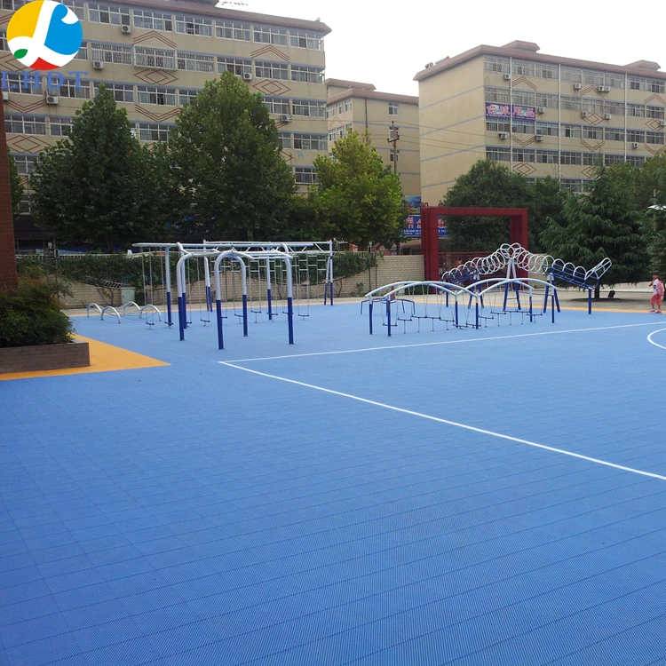 

Removable plastic pp interlocking basketball court flooring