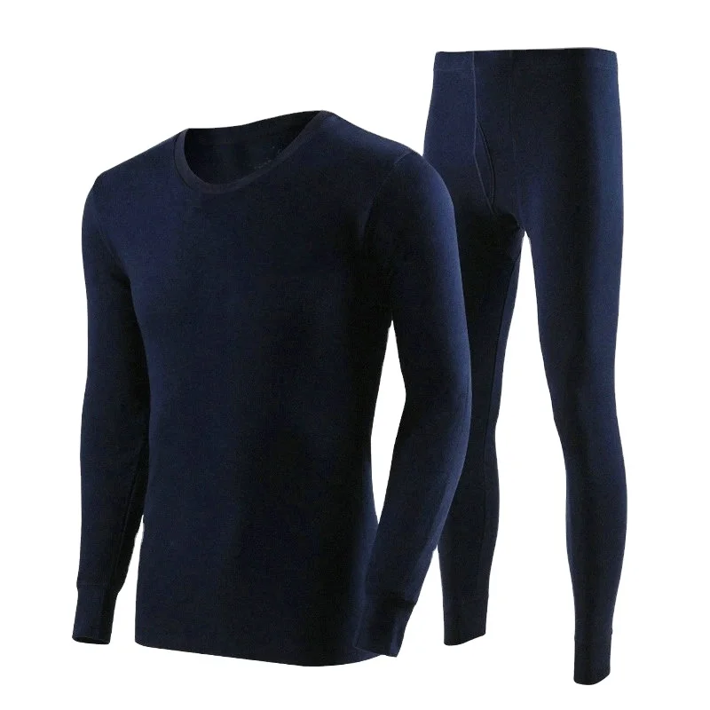 

Hot thermal underwear Mens winter thick 2-piece set mens long johns