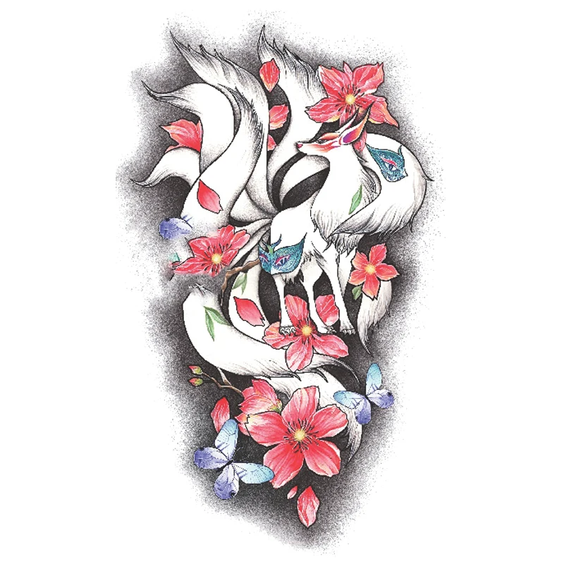 

good price arm temporary water proof tattoo sticker for women, Color/black