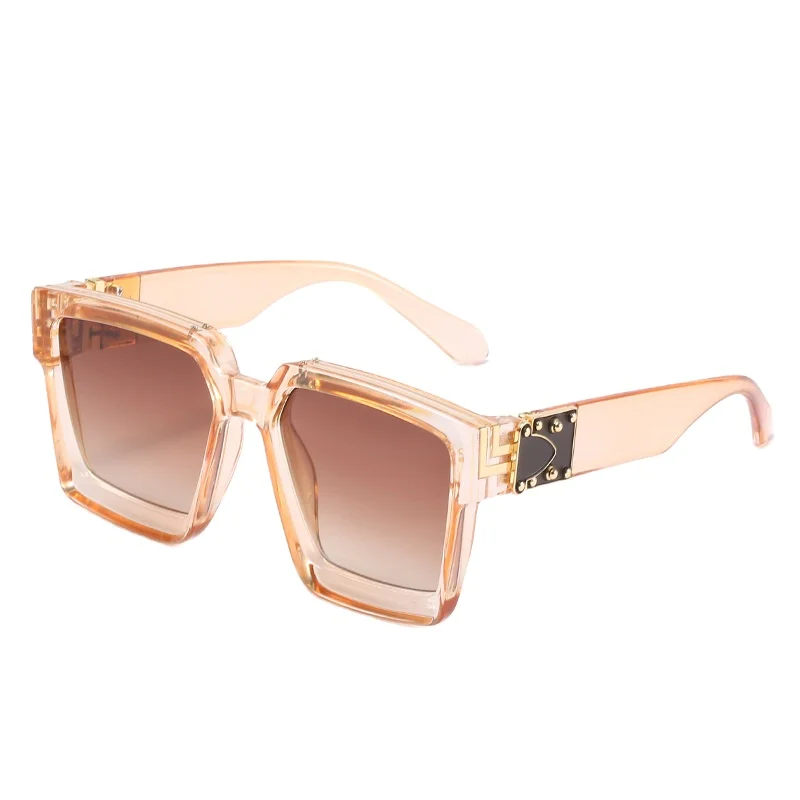 

2021 Designer UV400 Hot Selling wide leg model square Sun glasses men shade brand