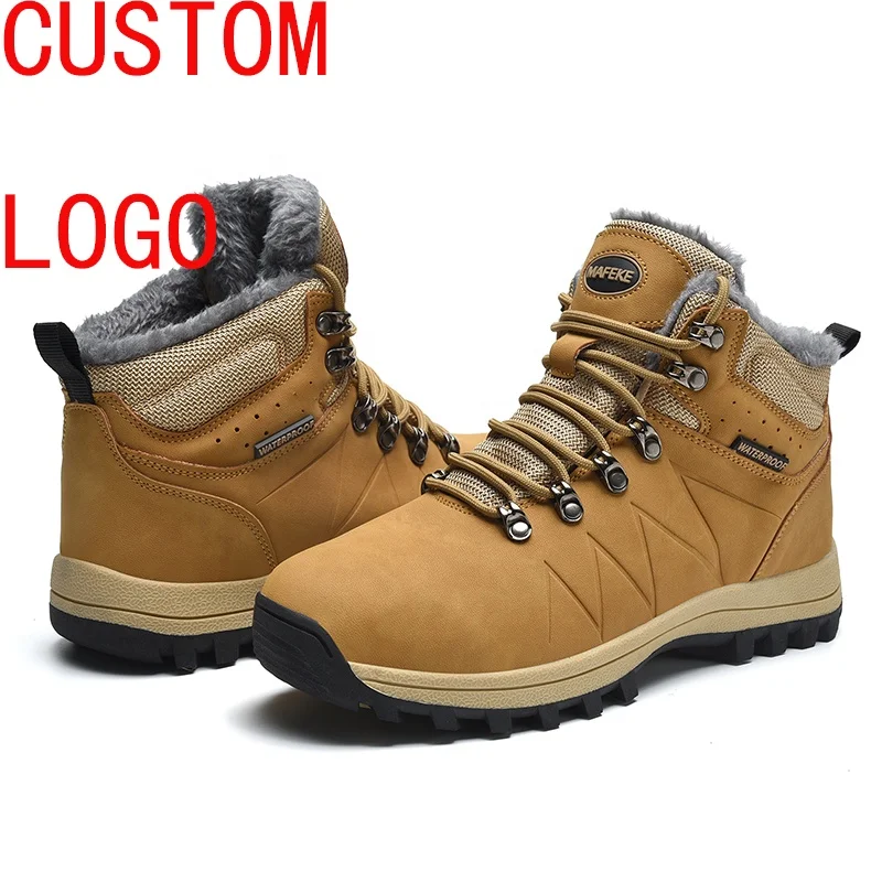 

Men boots Men's Winter Shoes Fashion Snow Boots Shoes Plus Size Winter Sneakers Ankle Men Shoes Winter Boots Black Blue Footwear