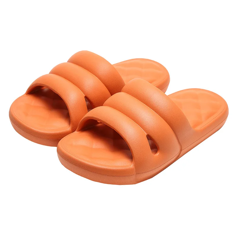 

Wholesale spot thick soft soled eva slippers summer bathroom slippers men and women couple home outdoor slippers, Picture