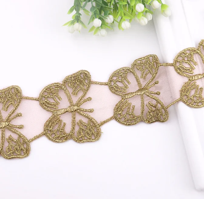 butterfly lace trim