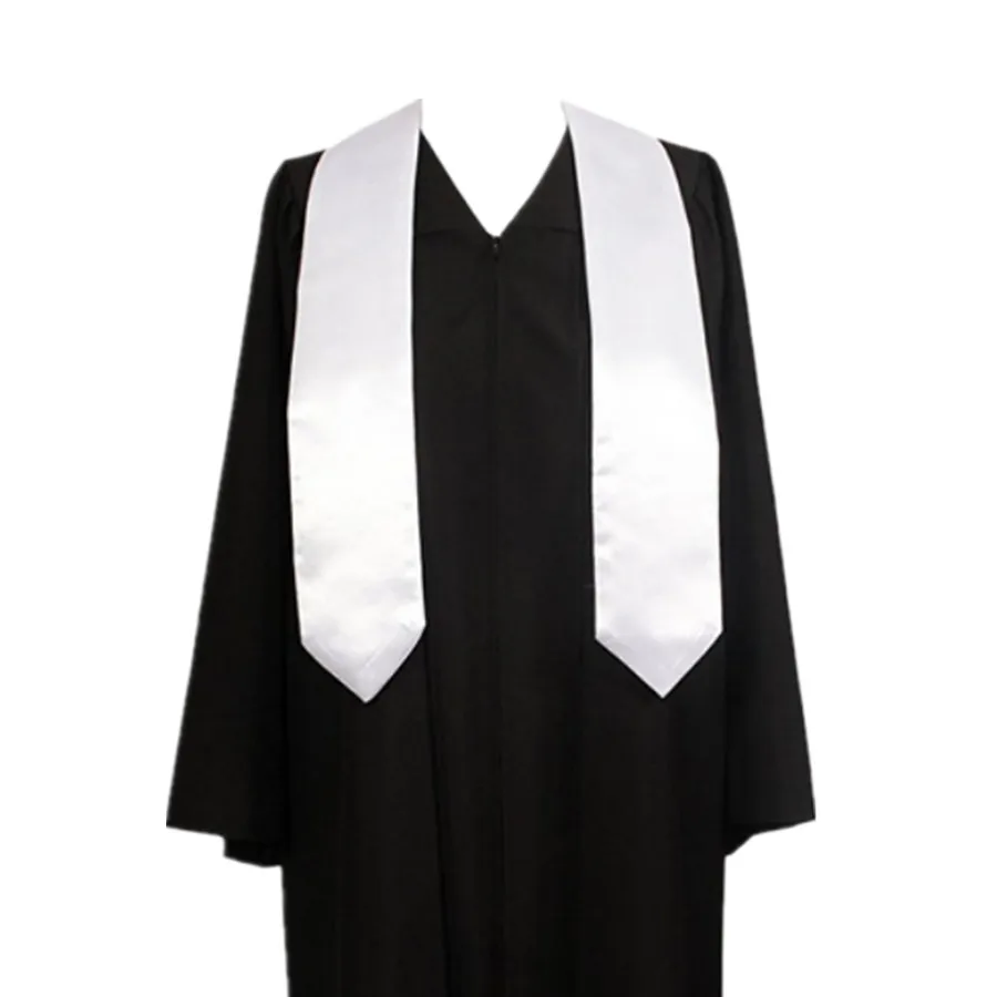 

2020 Hot Sale Unisex Sash Adult Plain 60" Graduation Stoles