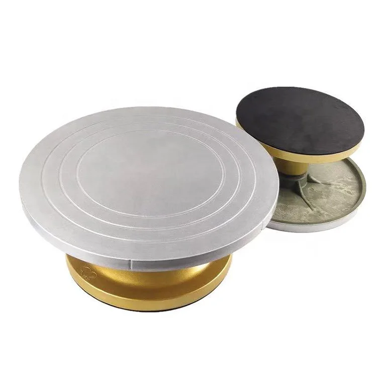 

High Quality Plastic Steel Cake Decorating Rotating Turntable