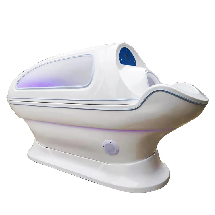 

ce approval ozone steam cabin far infared detox sauna for beauty salon spa capsule pod with 7 colors light therapy with music