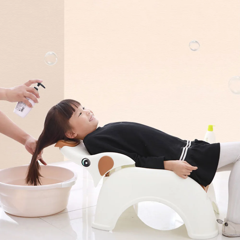 

baby shampoo chair candy color plastic children bath chair