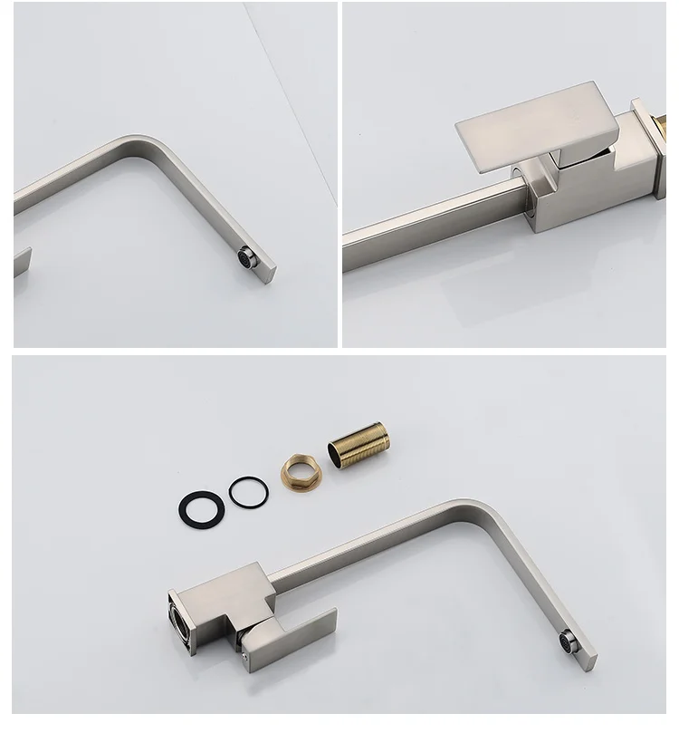 2021 kitchen faucet stainless steel 304 water tap modern kichen kitchen taps brass matte black kitchen mixer sink faucets