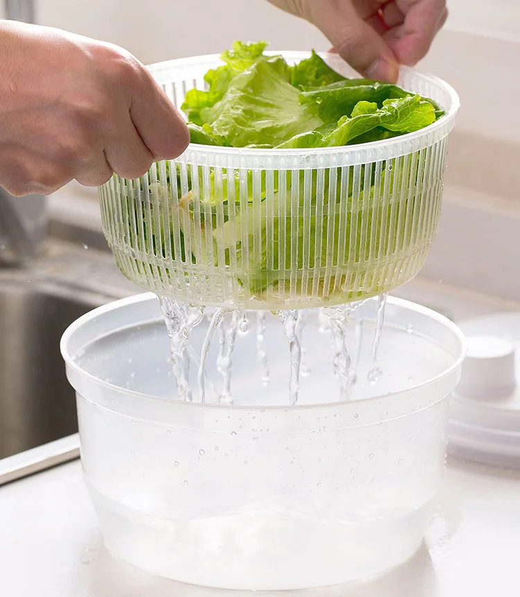 
PP material BPA free Directly factory Fruit Vegetable Kitchen tools Plastic salad spinner 