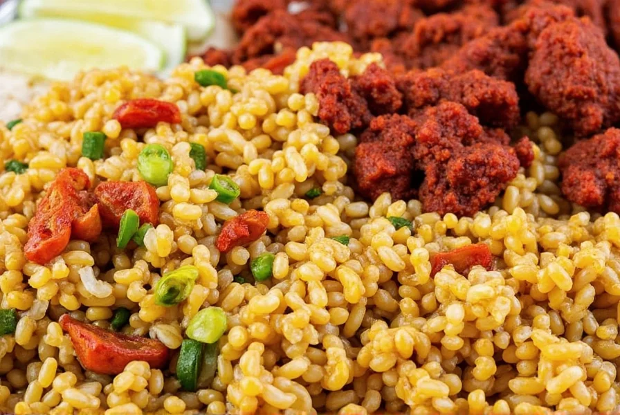Serving of South African Bobotie dish