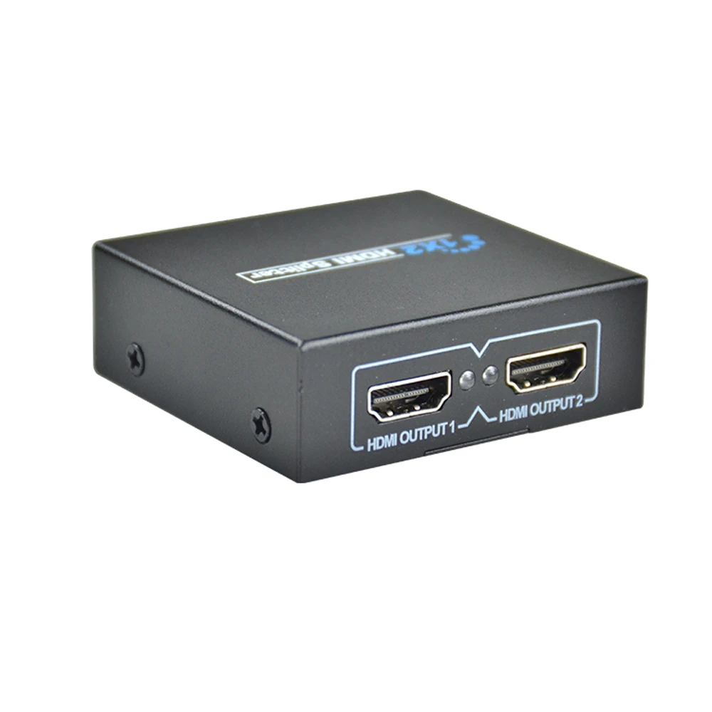 

SIPU factory price 4K HDMI Splitter 1x2 2160P 60HZ 1 to 2 hdmi, Black