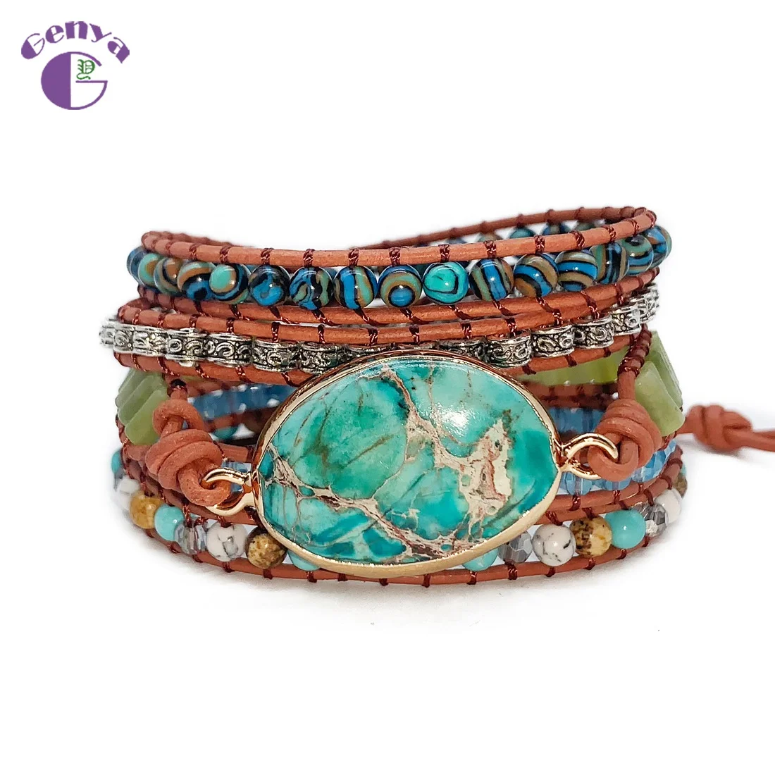 

GENYA Temperament pinestone beads bracelet exotic multi bracelet decorative accessories, As picture