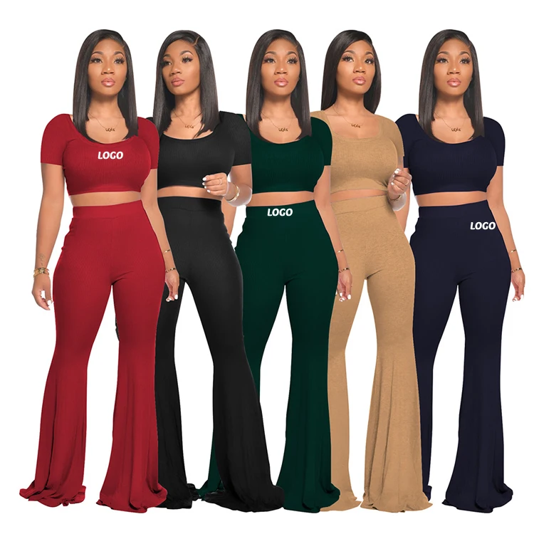 

Free Shipping autumn new brand women's zipper straight long pants retro wild wide leg pants with crop tops clothes set, Multi color optional