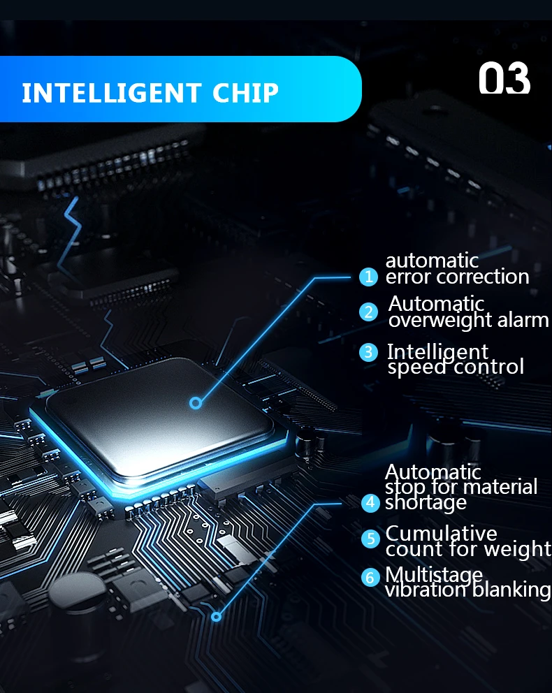 10-1000g powder granules bag filling bottle filling weighing machine with foot pedal