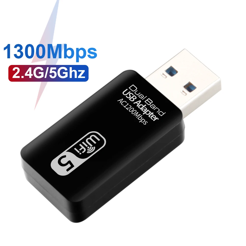 

Toplinkst CE ROHS best seller 2.4ghz&5.8ghz USB 3.0 wifi Dongle for PC RTL8812BU 1300Mbps WiFi Adapter