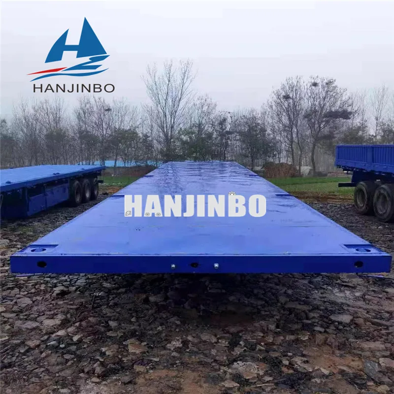 

Used 3 axle 60tons flat long truck flatbed truck body truck trailers semi trailer for sale, Customers optional