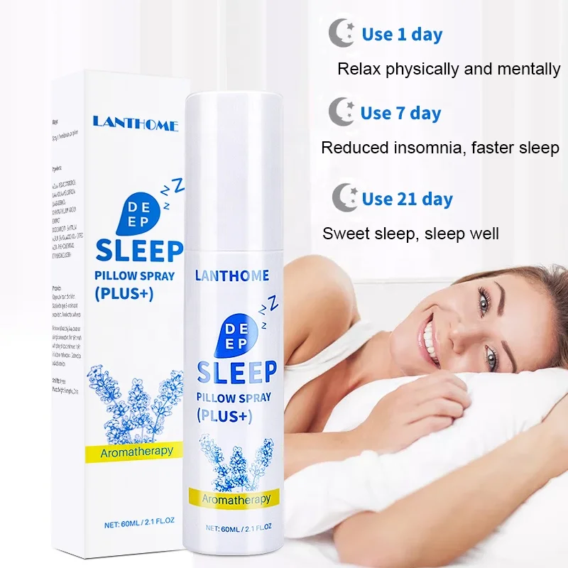 

High Quality Natural Chamomile Calming Lavender Oil Deep Sleep Pillow Spray Chloroform Sleeping Spray Liquid