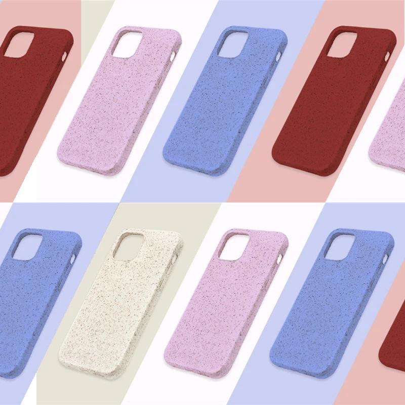

Degradable Biodegradable Compostable Mobile Phone Case for iPhone 12 mini pro max