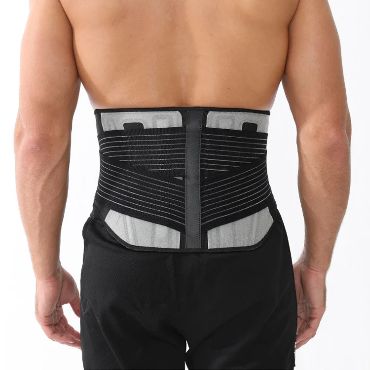 

New waist belt unisex waist trainer sports abdomen belt professional waist support, Black