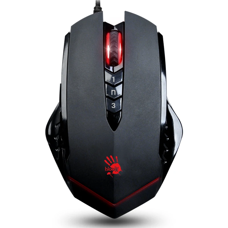 

Precision optical engine A4tech Bloody V8M x'glide ultra core 3 gaming mouse, Black