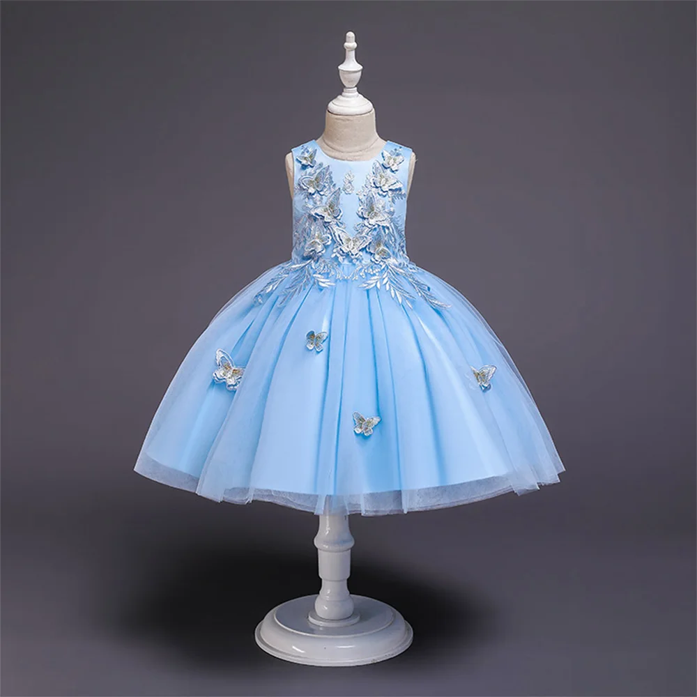 

2020 cute exquisite embroidered sleeveless lace dree party gown, Peach,blue,red or custom