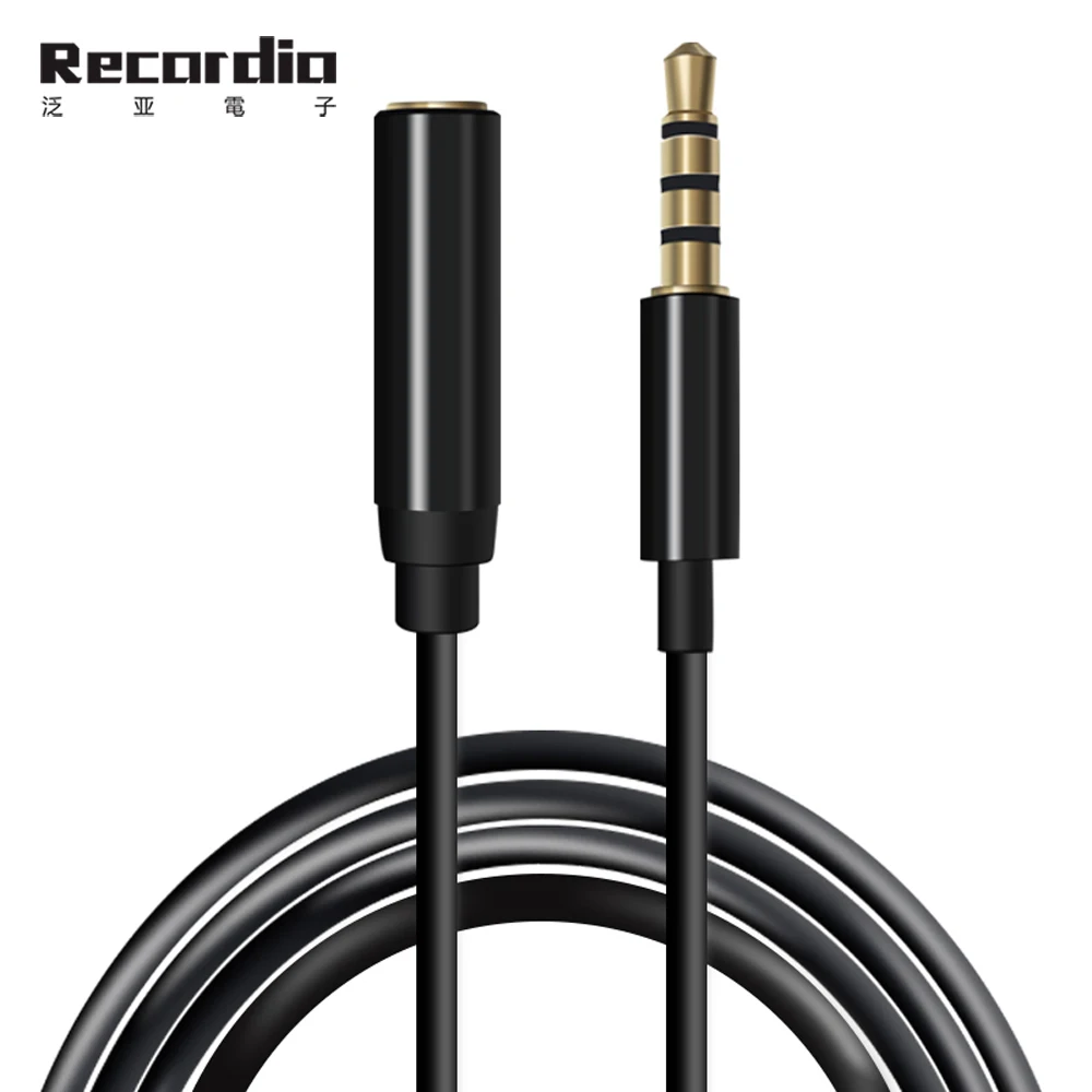 

GAZ-CB26 Microphone Mic 2.2m Extension Cable for Cellphone Smartphone Mic Microphone Female 3.5mm to Male 3.5mm 4 poles