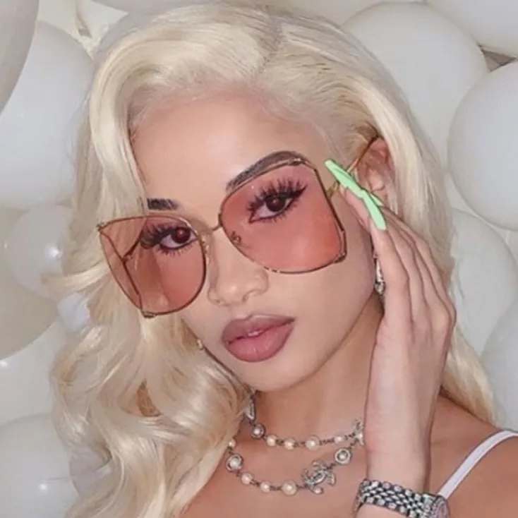 

Cool Fashion Style Wrap Glasses Metal frame Round Sunglasses