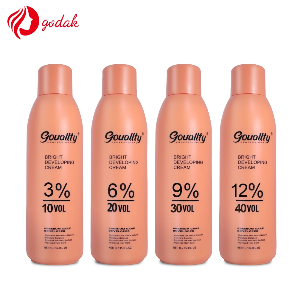 

Gouallty Professional hair color Peroxide Oxidant private label hair color Developer