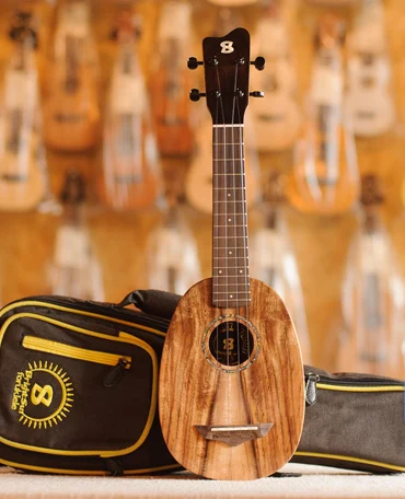

Brightsun BS-20S full solid koa wood ukuleles, pineapple ukulele, handcraft ukuleles