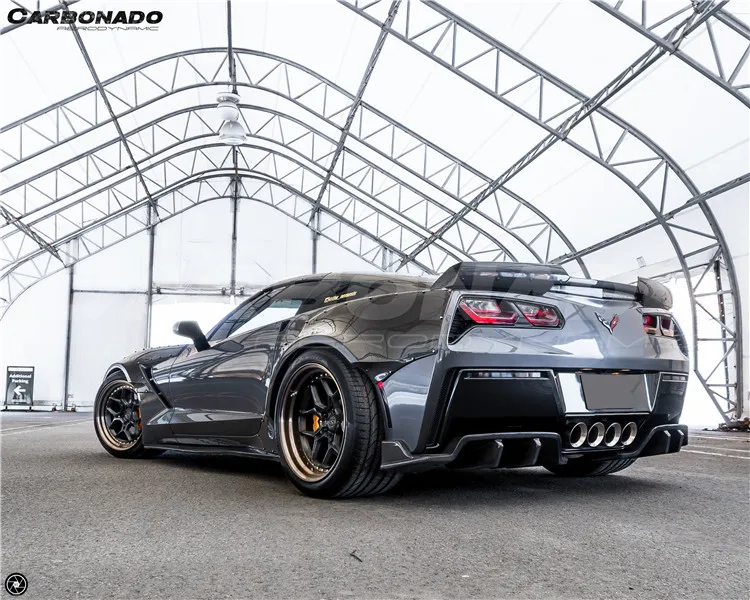 Carbonado R Ox Style Rear Diffuser Forchevrolet Corvette C7 - Buy ...