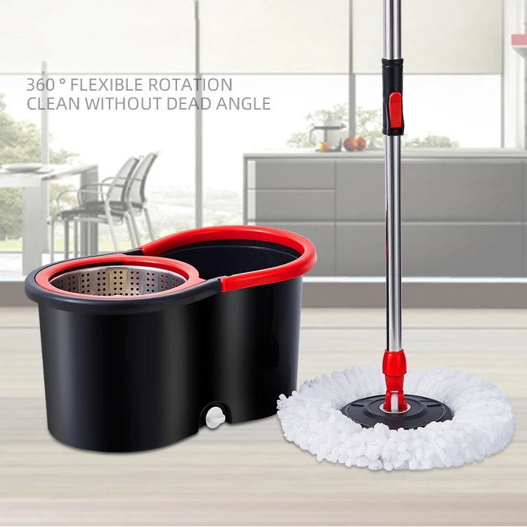 

Wholesale guaranteed quality wet and dry floor microfiber mop with bucket