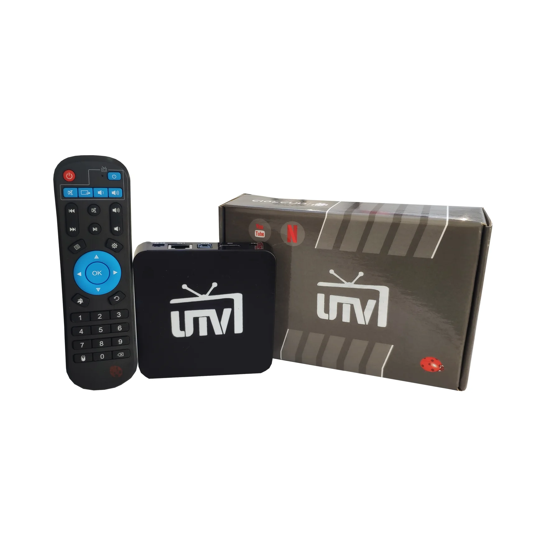 

UTV Android box htv H.265 WIFI ship from Brazil Spain Brazilian Portuguese TV lives Internet smart TV Box HTV BTV Tigre