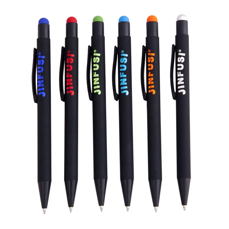

Hot Sale Personalized Advertising Custom Cheap Aluminum Pen Promotional Company Logo Metal touch Pen