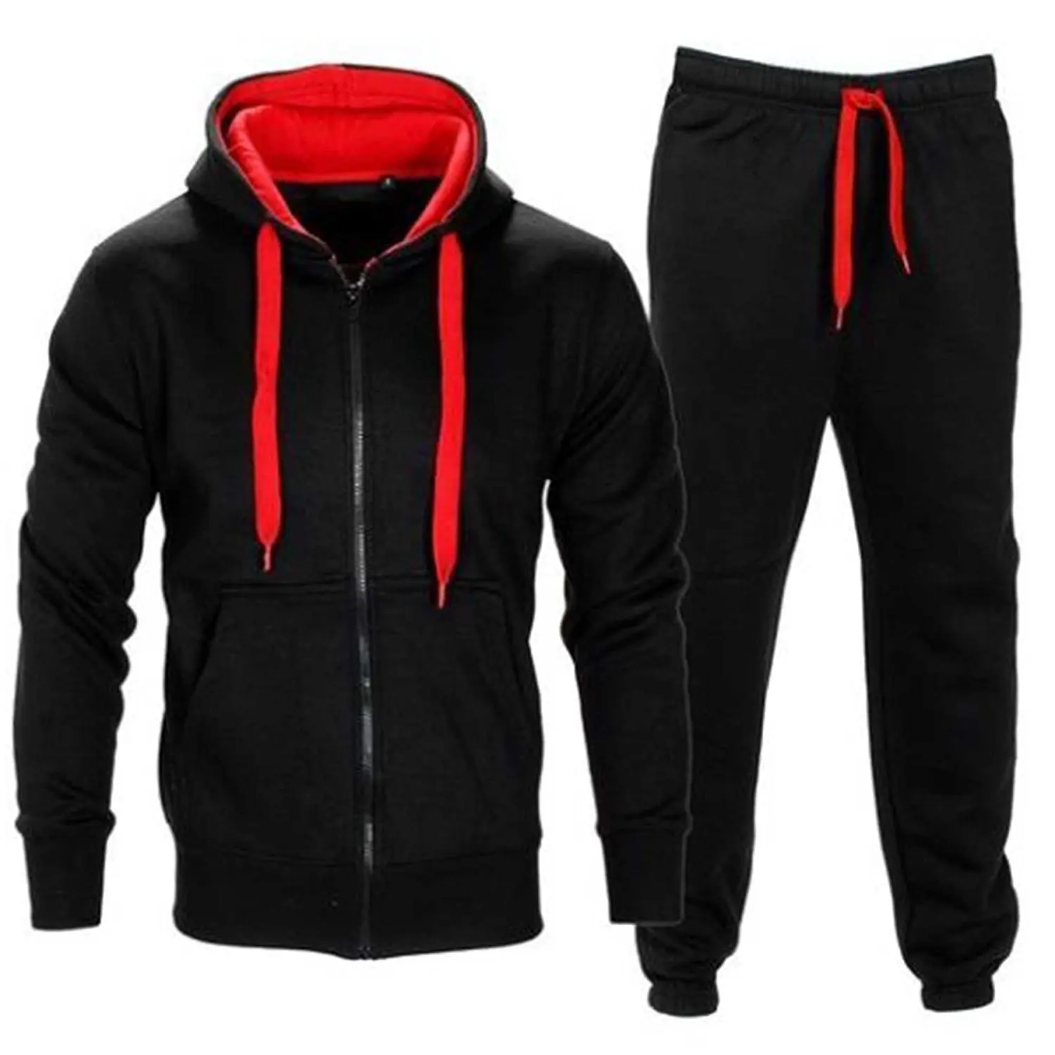 

customize logo plain color sweat suits tracksuits blank men sweatsuit jogger sets