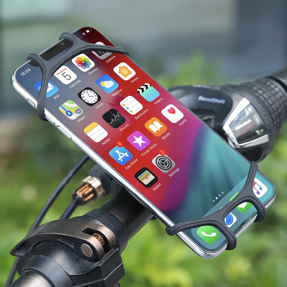 

Free Shipping 1 Sample OK 360 Rotation Flexible Silicone Bicycle Bike Phone Mount Holder Universal Motorcycle Handlebar Mount